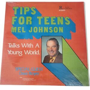 Mel Johnson: Tips for Teens, Talks with a Young World, 12" LP, New/Sealed